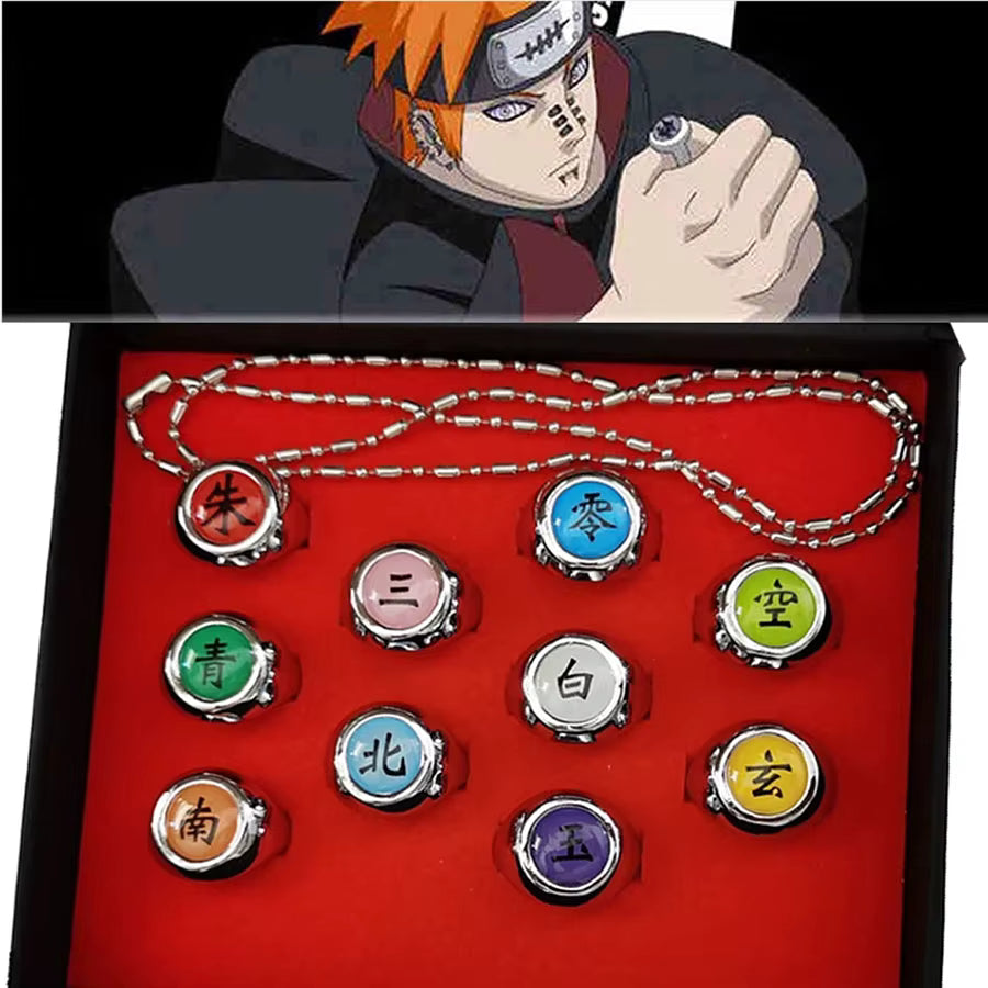 Naruto Village Ring Set