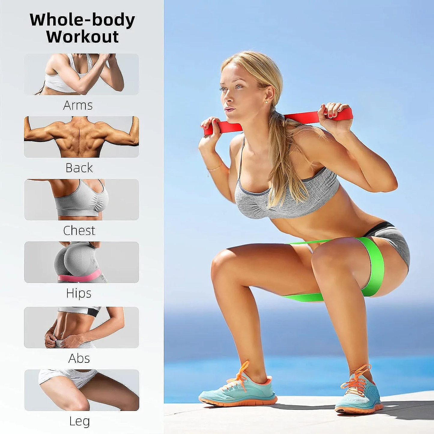 Resistance Strength Bands (5pcs)